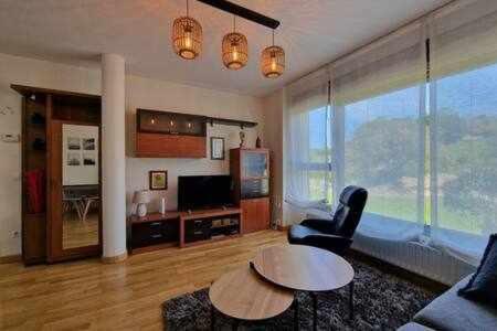 Apartamento Con Piscina Apartment Лянес Екстериор снимка